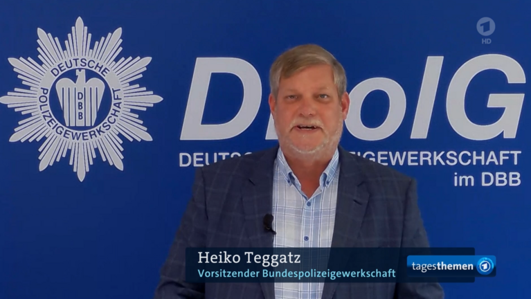 Heiko Teggatz bei den Tagesthemen